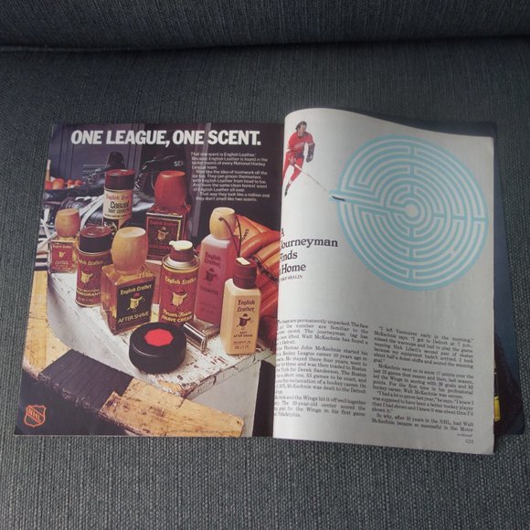 Vintage GOAL The National Hockey League Magazine Volume IV - Issue 12 - Picture 14 of 15